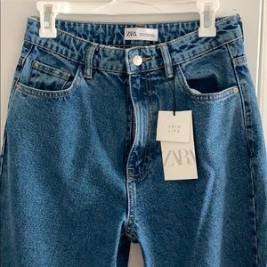 Zara High waisted mom jeans